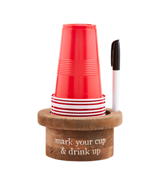 Disposable Cup & Marker Set