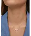 Kendra Scott Elisa Gold Pendant Necklace in Rose Quartz