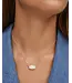 Kendra Scott Elisa Gold Pendant Necklace in White Kyocera Opal