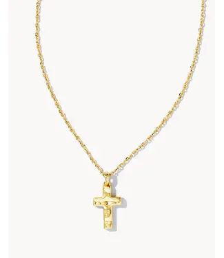 Kendra Scott Design Kendra Scott Cross Pendant Necklace in Gold