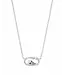Kendra Scott Elisa Silver Pendant Necklace in Dichroic Glass
