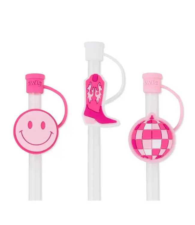 Swig Lets Go Girls Straw Topper Set