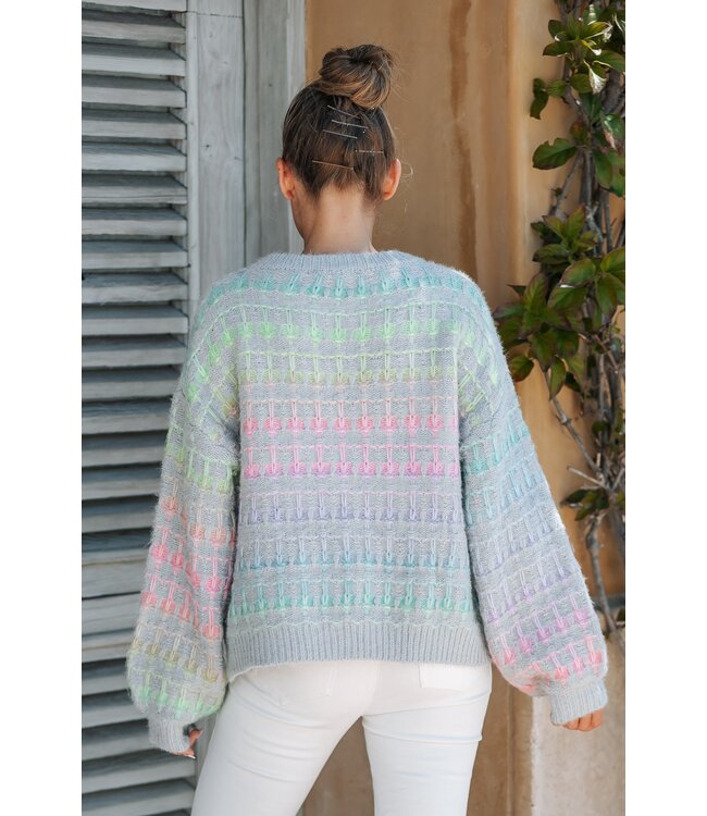 Denise Multicolor Gradient Sweater