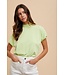 Jan Soft Lime Sweater Top