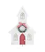 Glory Haus Christmas Church Topper