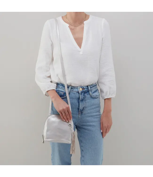 Hobo Nash Crossbody Silver