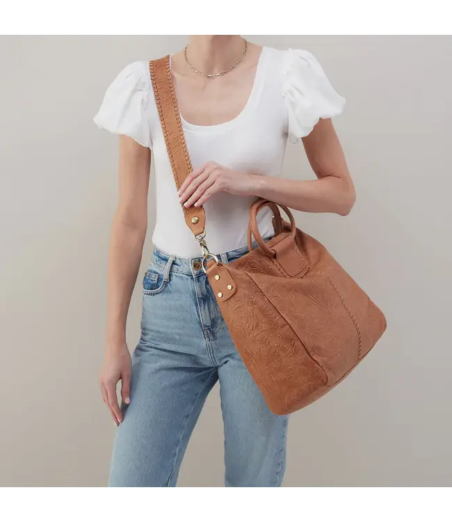 Hobo Sheila Large Satchel Saddle