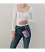 Hobo Ross Bead Wristlet Blush Crackle