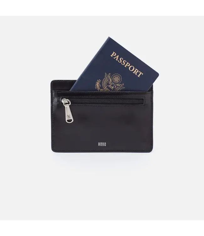 Hobo Euro Slide Card Case Black