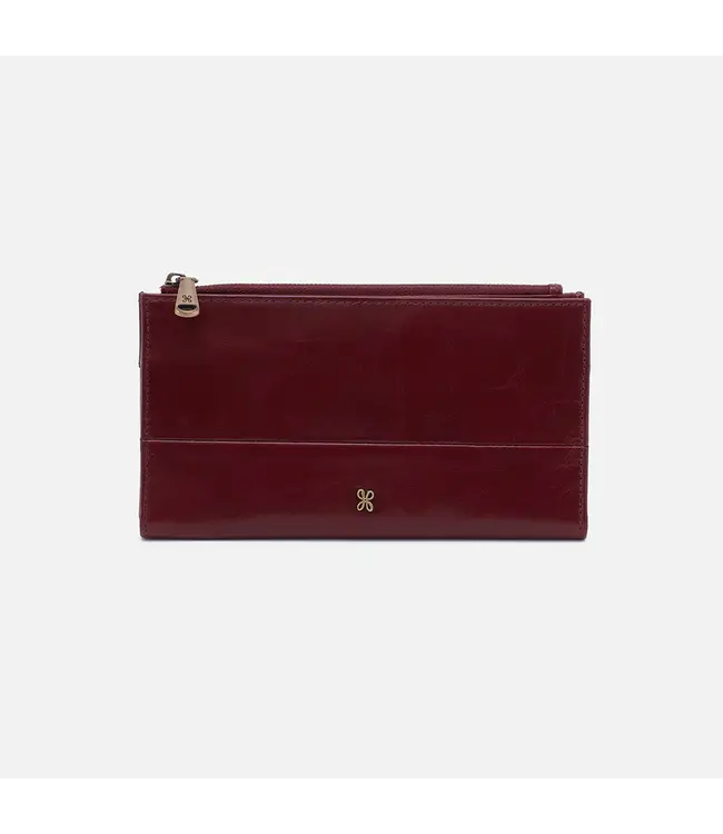 Hobo Jill Large Bifold Wallet Winterberry