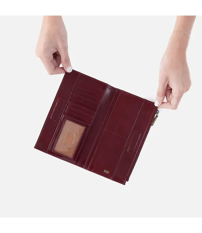 Hobo Jill Large Bifold Wallet Winterberry