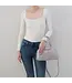 Hobo Sheila Drop Handle Satchel Light Grey