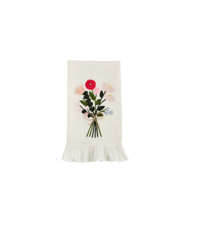 Bouquet Waffle Weave Towel
