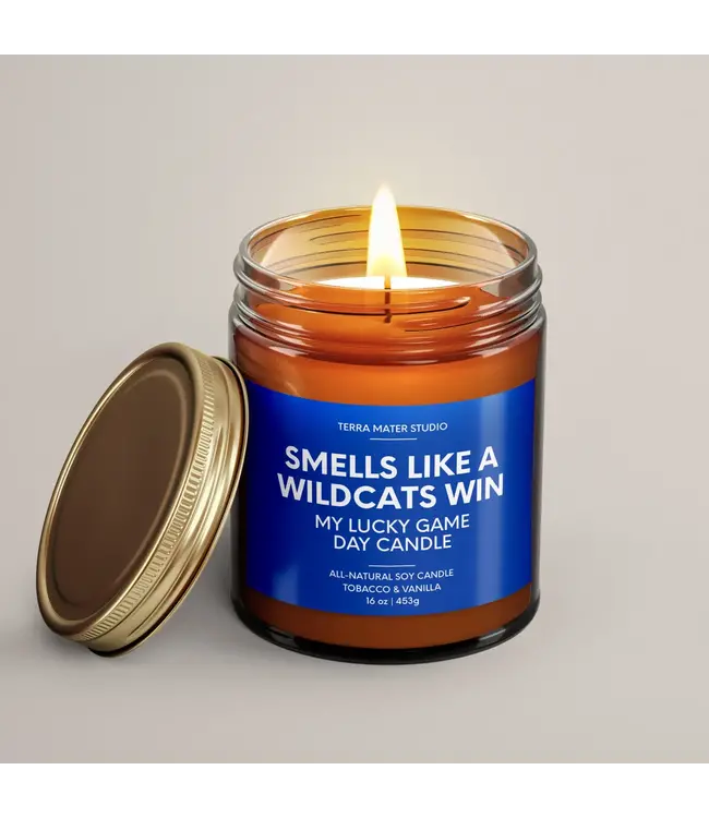 Smells Like A Wildcats Win Candle
