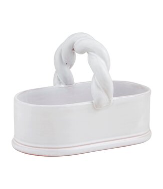 Ceramic Twisted Handle Tidbit Server