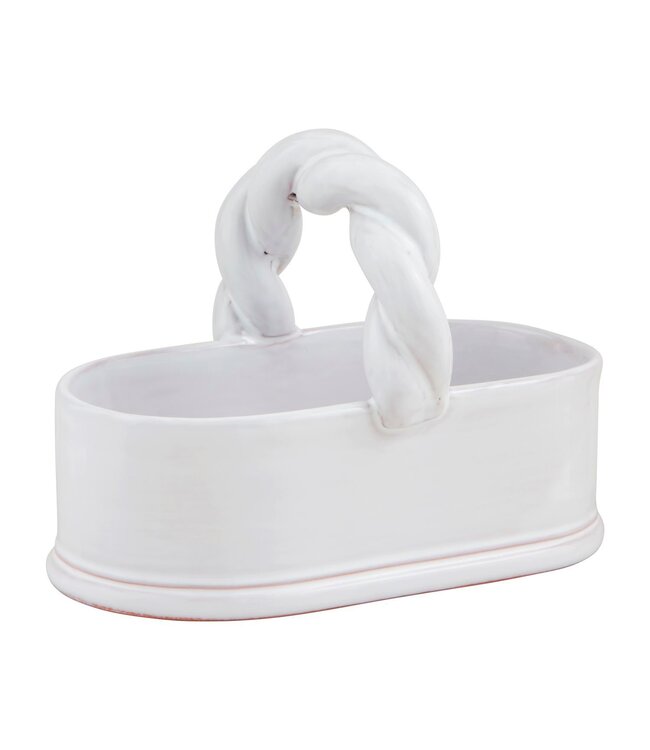 Ceramic Twisted Handle Tidbit Server