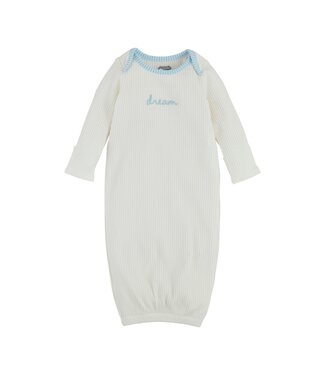 Blue Dream Chainstitch Gown 0-3M