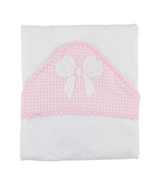 Pink Bow Hooded Towel