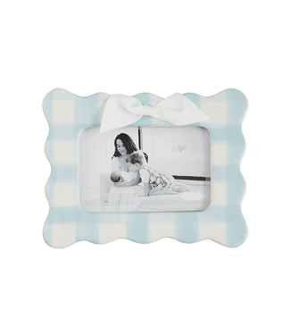 Blue Bow Horizontal Frame
