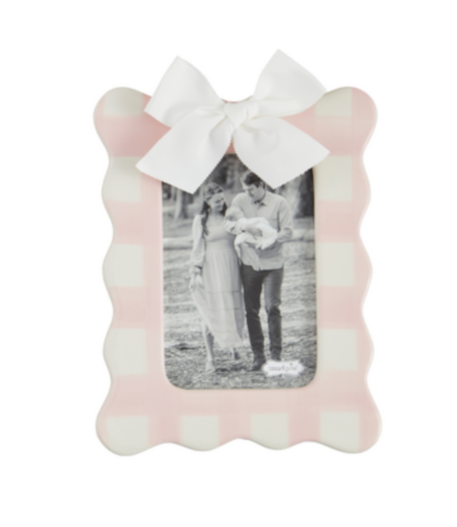 Pink Bow Vertical Frame