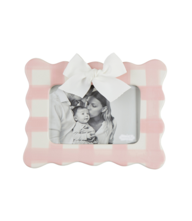 Pink Bow Horizontal Frame