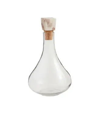 Tall Marble Glass Decanter