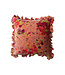 Velvet Floral Pattern Pillow