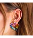 Katie Heart Colorful Gems Earrings