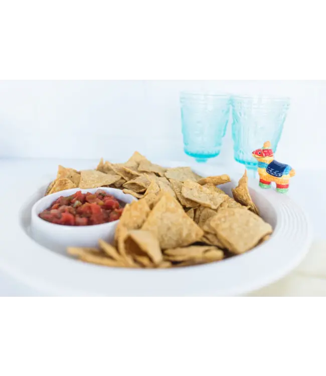 Nora Fleming Pinstripe Melamine Chip & Dip