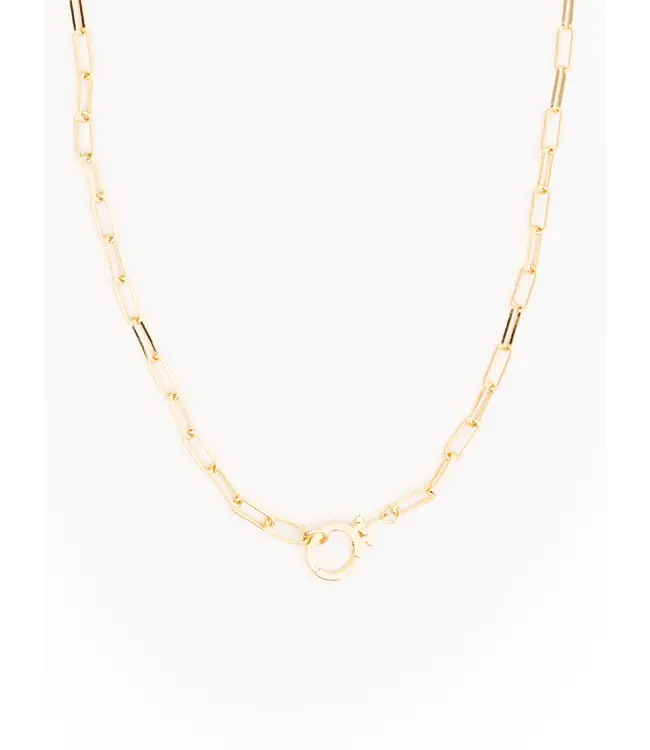 Thea Gold Charm Necklace