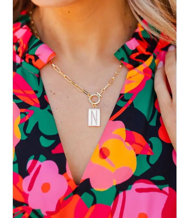 Thea Gold Charm Necklace