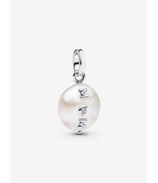 Pandora Treated Freshwater Cultured Baroque Pearl Mom Dangle Charm FINAL SALE
