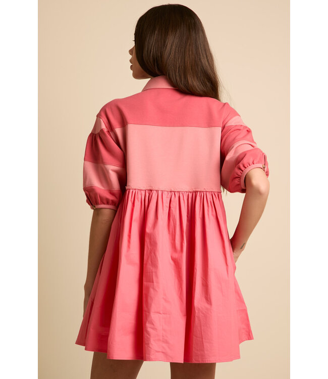 Summer Coral Rose Dress