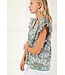 Remi Green Floral Blouse
