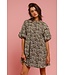 Eden Leopard Denim Dress