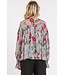 Parker Dusty Blue Flower Chiffon Blouse