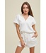 Millie White Scuba Shorts