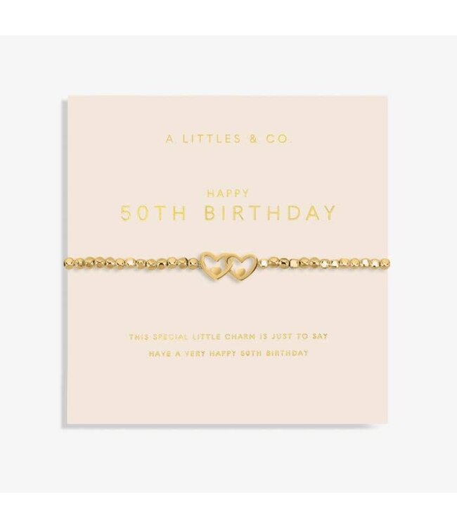 Forever Yours '50th Birthday' Bracelet