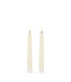 Ivory Taper Candles 7"