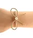 Beaded Blondes Gold Bow Bracelet