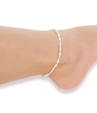 Beaded Blondes Beaded Blondes Pastel Spring Anklet
