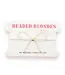 Beaded Blondes Pearl Bow Bracelet