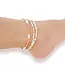 Beaded Blondes Coastal Pearl Anklet