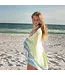 Live Sandy Key Lime Sky Microfiber Beach Towel