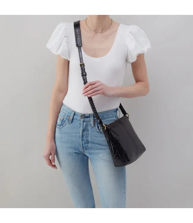 Hobo Lasso Medium Crossbody Black