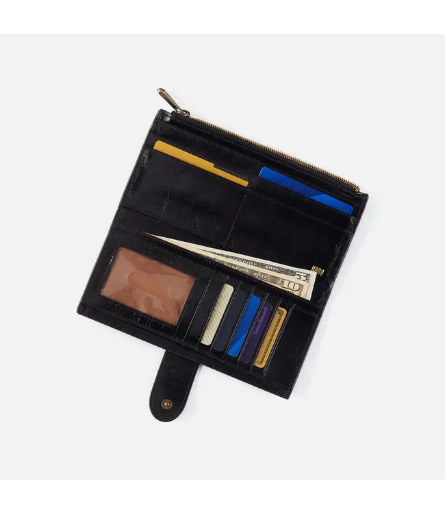 Hobo Dunn Continental Wallet Grenadine