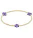 Enewton Signature Cross Small Gold Pattern 2mm Bead Bracelet