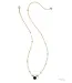 Disney | Kendra Scott Gold Mickey Mouse Short Pendant Necklace in Black Drusy