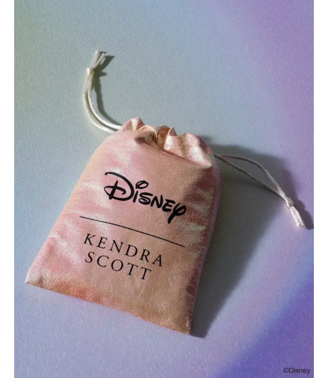 Disney | Kendra Scott Gold Mickey Mouse Short Pendant Necklace in Black Drusy