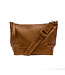 Joy Susan Leen Chestnut Seamed Crossbody Bag